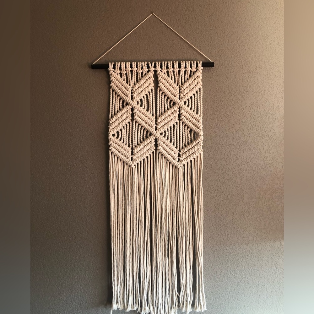 Macrame wall hanging,